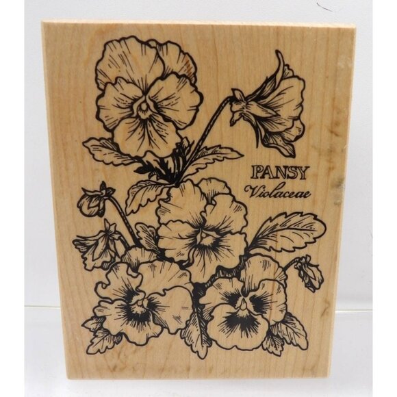 Pansy Violaceae Stamp K-774 ©1996 PSX Design - Picture 1 of 2